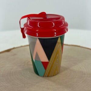Starbucks Modern Triangle Trees Christmas Ornament